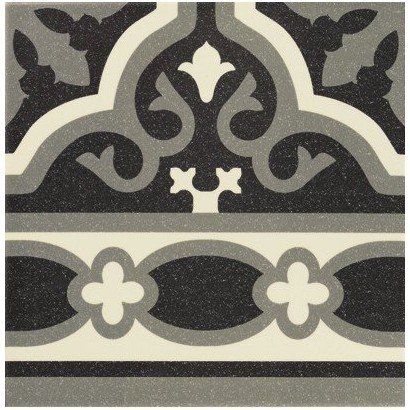 Frise Florentine Black 20x20 (carton de 1 m²)