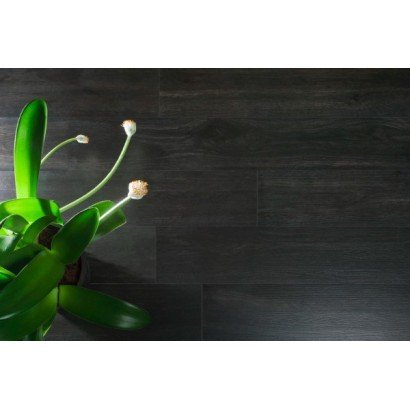 Carrelage noir pour sol imitation parquet - Hardwood Negro 20x120 (carton de 1,16 m²)