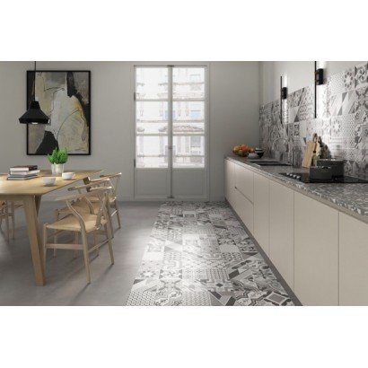 Neutral Gris 60x60 – Carrelage gris pour sol et mur effet béton (carton de 1,44 m2)