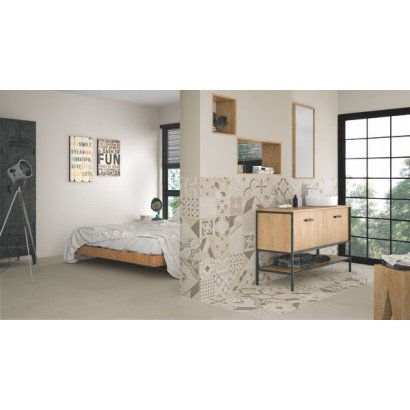 Neutral Beige 60x60 – Carrelage effet béton (carton de 1,44 m2)