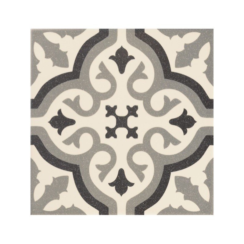 Centro Florentine White motif central 20x20 (carton de 1 m²)