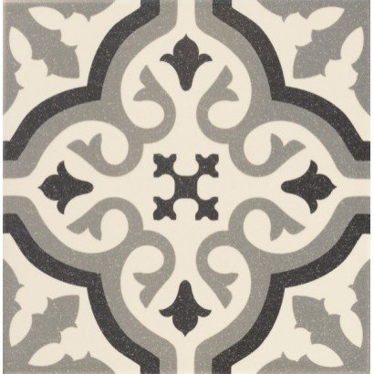 Centro Florentine White motif central 20x20 (carton de 1 m²)