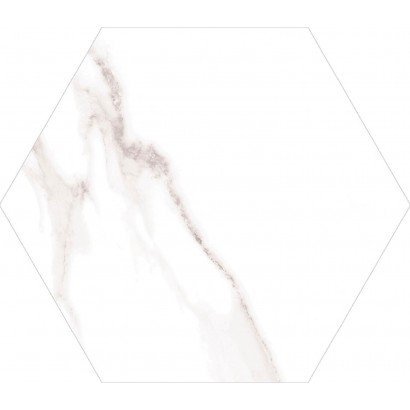 Dortmund 22,5x25,9 – Carrelage effet marbre blanc (carton de 0,88 m²)