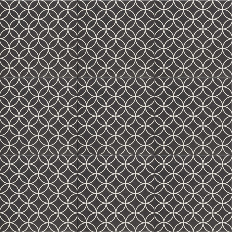 Samara Black 20x20 (carton de 1 m²)