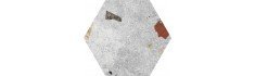 Sonar Silver hexagonal 22x25 (carton de 1,04 m²)