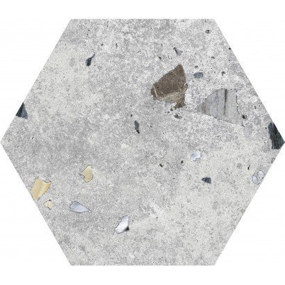 Sonar Silver hexagonal 22x25 (carton de 1,04 m²)