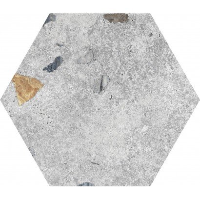 Sonar Silver hexagonal 22x25 (carton de 1,04 m²)