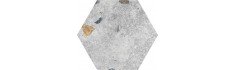 Sonar Silver hexagonal 22x25 (carton de 1,04 m²)