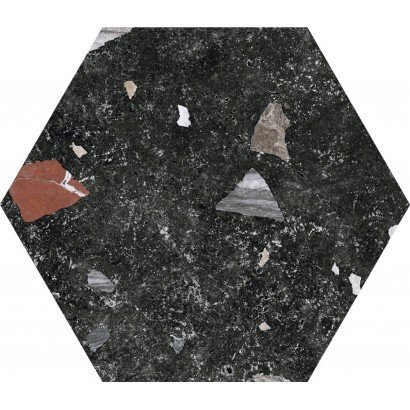 Sonar Dark hexagonal 22x25 (carton de 1,04 m²)
