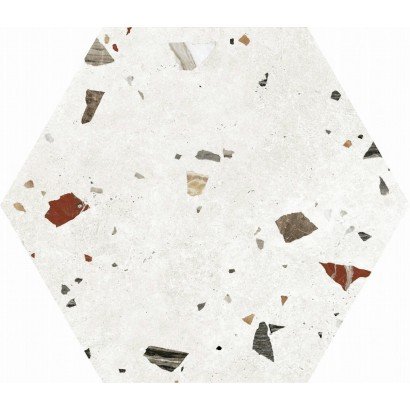 Sonar White hexagonal 22x25...