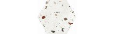 Sonar White hexagonal 22x25 (carton de 1,04 m²)