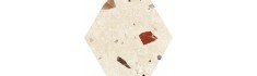 Sonar Marfil hexagonal 22x25 (carton de 1,04 m²)