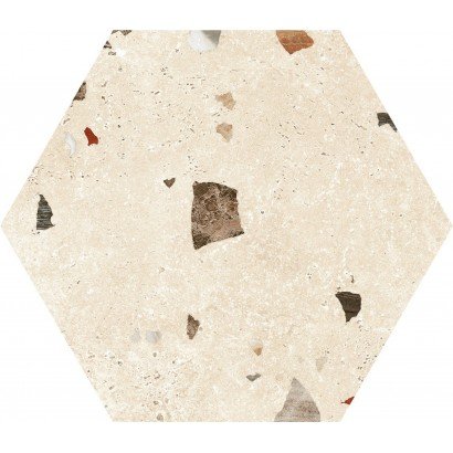 Sonar Marfil hexagonal 22x25 (carton de 1,04 m²)