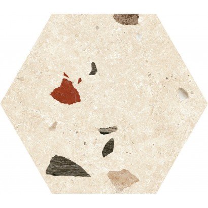 Sonar Marfil hexagonal 22x25 (carton de 1,04 m²)