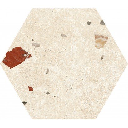 Sonar Marfil hexagonal 22x25 (carton de 1,04 m²)