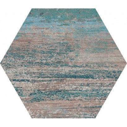 Série Cassis Hexagonal Blue 22x25 (carton de 1,04 m2)