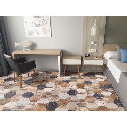 Gauguin 22x25 – Carrelage hexagonal (carton de 1,04 m²)