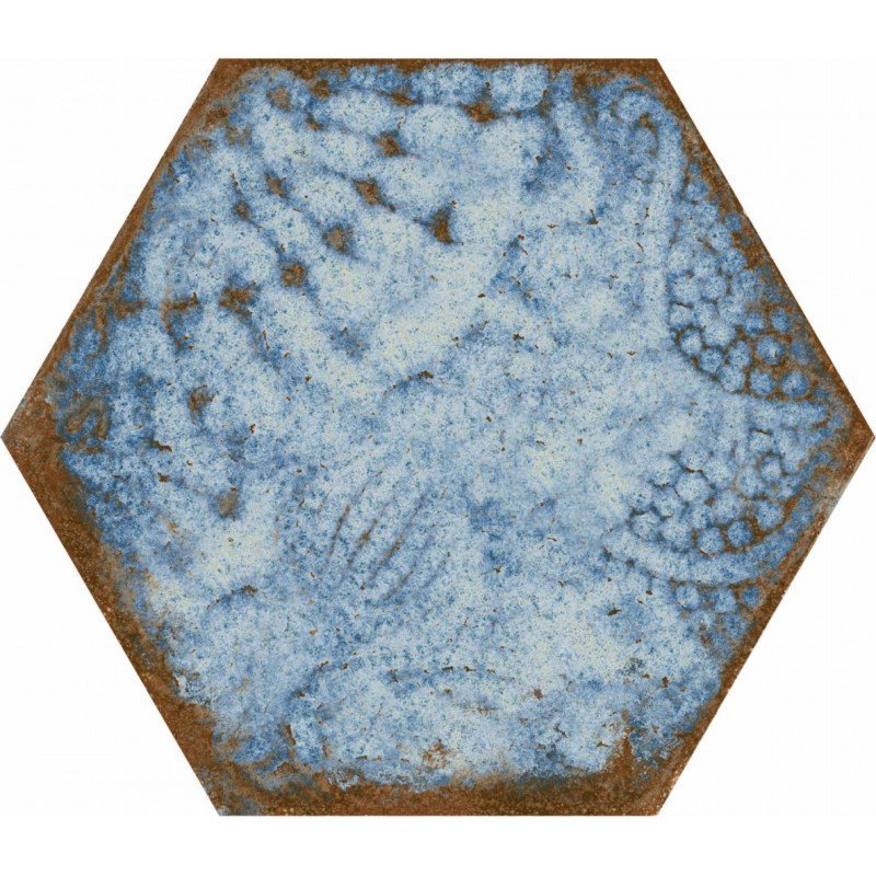 Échantillon gratuit Gaudi Reactive Hexagonal Marina 22x25