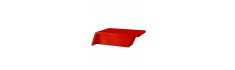 Table basse Vondom Rest 106x56x30 - Rouge - Produit écoresponsable