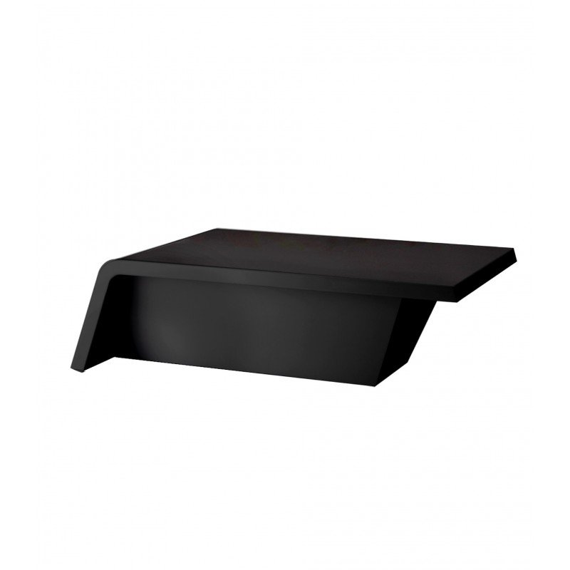 Table basse Vondom Rest 106x56x30 - Noir - Produit écoresponsable