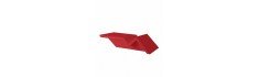 Table basse Vondom Rest Sun Chaise 86,5x50x24 - Rouge - Produit écoresponsable