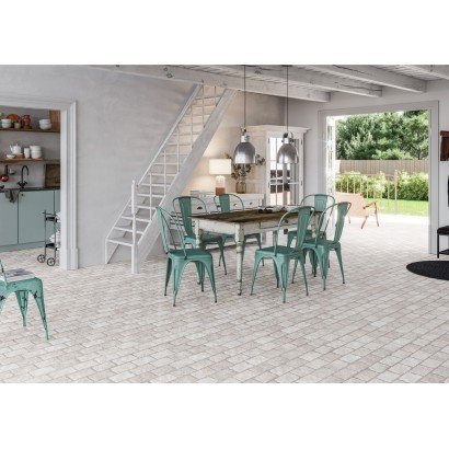 Borgogna White Cobblestone 44x66 (carton de 1,04 m2)