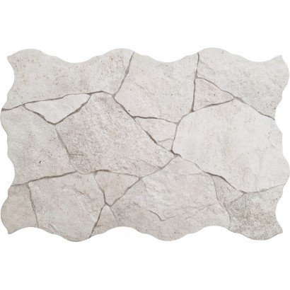 Série Borgogna White Flagstone 44x66 (carton de 1,17 m2)