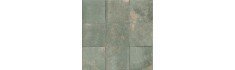 Meraki Green 20x20 - Carrelage aspect vielli brillant (carton de 1 m2)