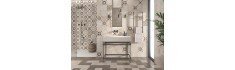 Meraki Blanco 20x20 - Carrelage aspect vielli brillant (carton de 1 m2)
