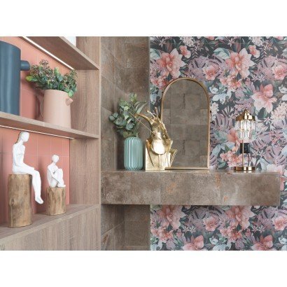 Fresque Roses 20×20 – Carrelage décoratif (ensemble de 1,44 m²)