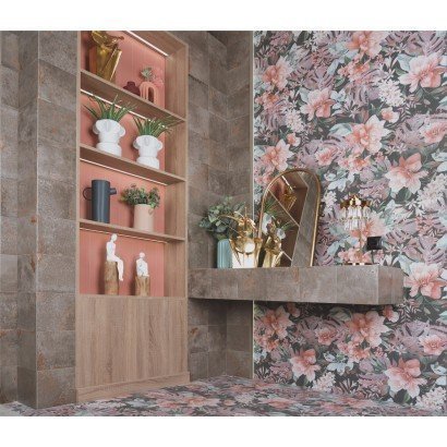 Fresque Roses 20×20 – Carrelage décoratif (ensemble de 1,44 m²)