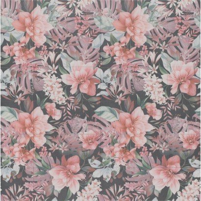 Fresque Roses 20×20 – Carrelage décoratif (ensemble de 1,44 m²)