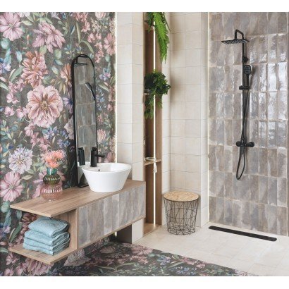 Fresque Garden 20x20 - Carrelage décoratif (ensemble de 1,44 m²)