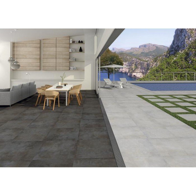 Lot de 29,52m² de Carrelage 20mm Belfort Gris 60x60