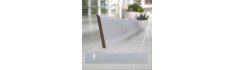 Plinthe carrelage blanc brillant uni Mainzu 10x60 (vendu à l'unité)