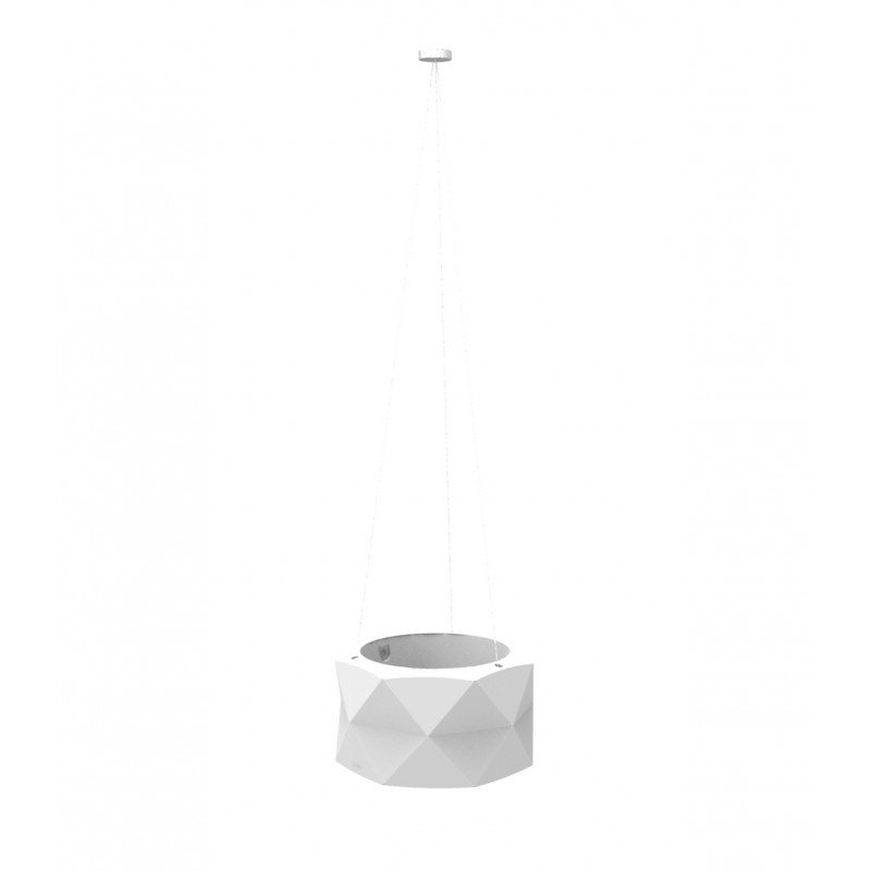 Jardinière Suspendue Vondom Marquis Basic Ø50x31 - Blanc - Produit écoresponsable