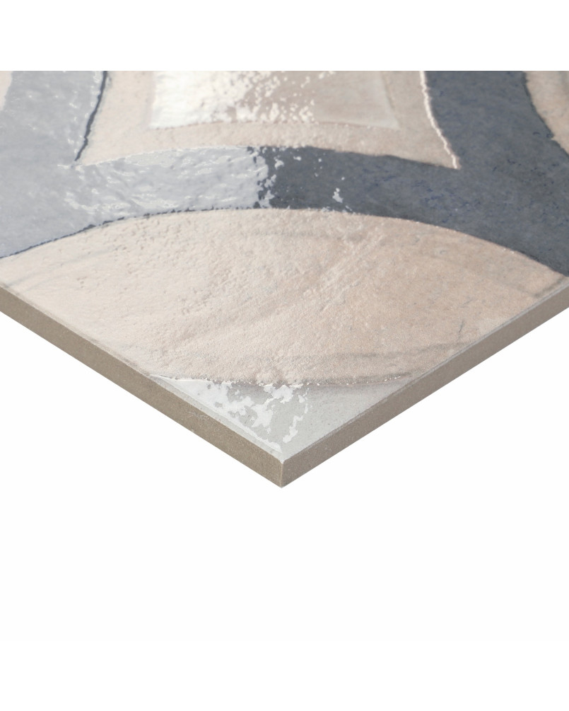 Decor Fondant Blanc 20x20 - Carrelage style traditionnel (carton de 1 m²)