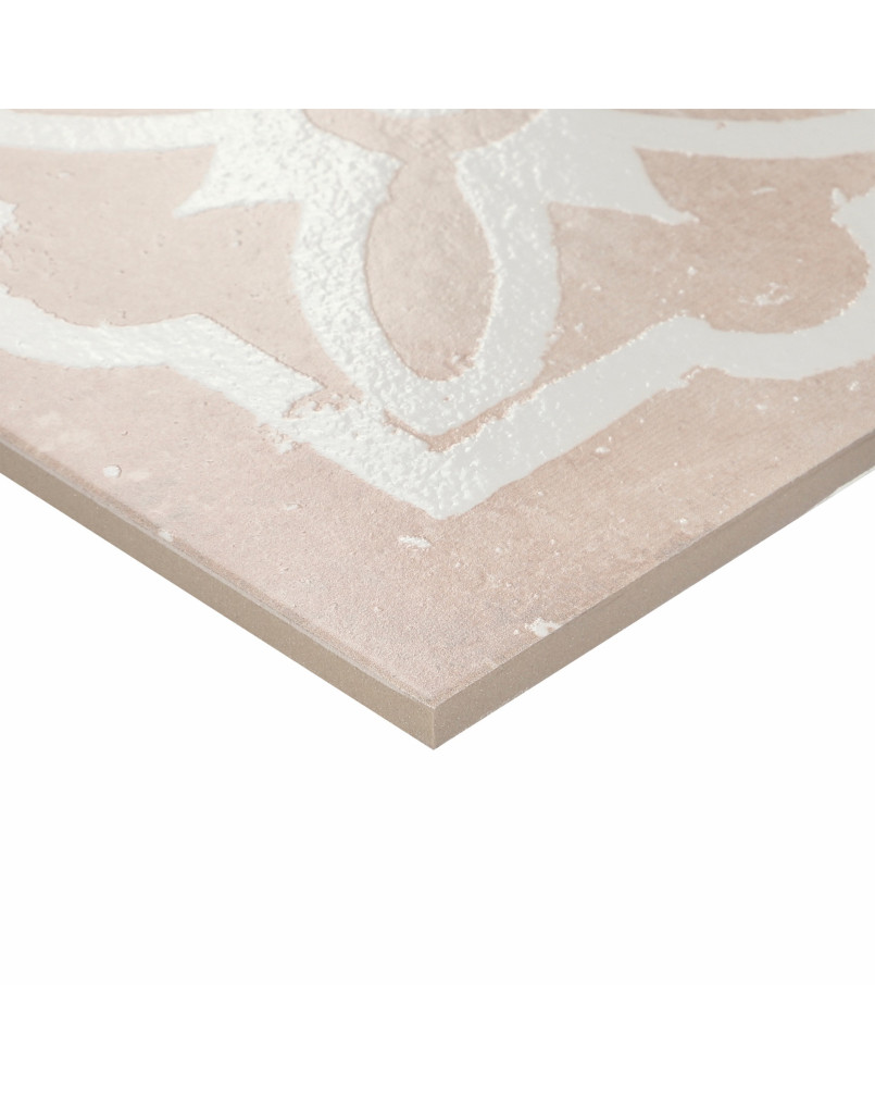 Kasma Blanc 20x20 - Carrelage style traditionnel (carton de 1 m²)