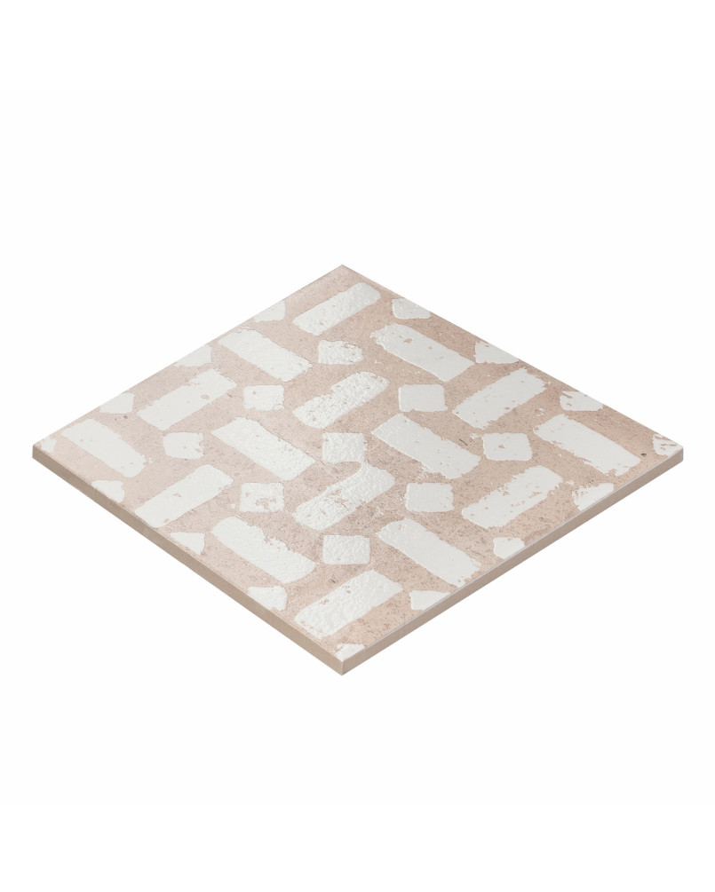 Kasma Blanc 20x20 - Carrelage style traditionnel (carton de 1 m²)