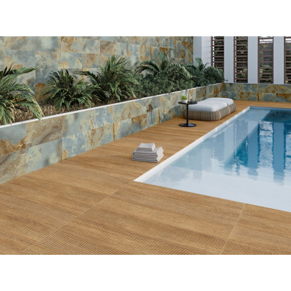 Deckwood oak 23x120 antidérapant (carton de 1,12 m²)