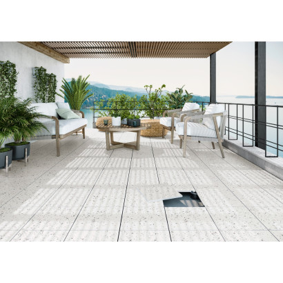 Carnival white 32,9x32,9 antidérapant (carton de 0,65 m2)