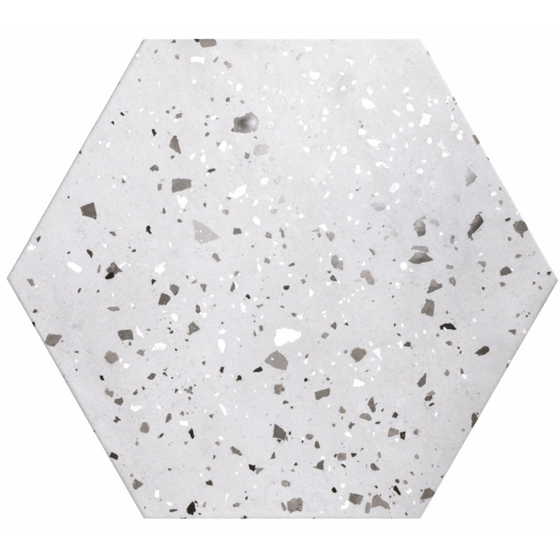 Confeti grey 56x48,5 hex (carton de 1,20 m²)