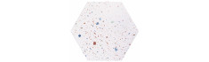 Échantillon gratuit Confeti white 56x48,5 hex