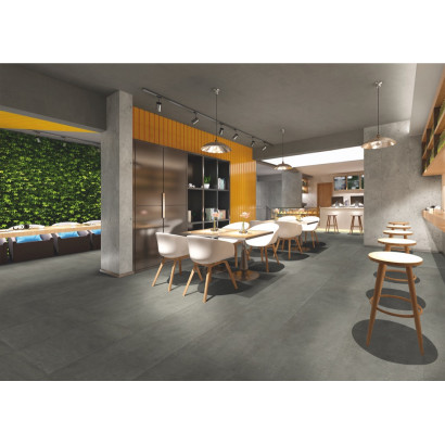 Lames sol SPC Ciment Night 61x123 (carton 1,52 m2)