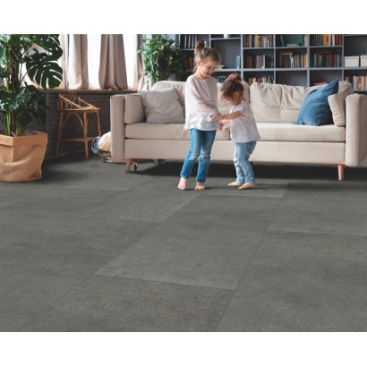 Lames sol SPC Ciment Night...