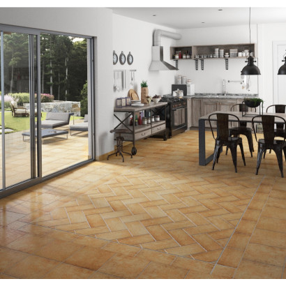 Castilla Teja antidérapant 31,6x31,6 (carton de 1 m²)