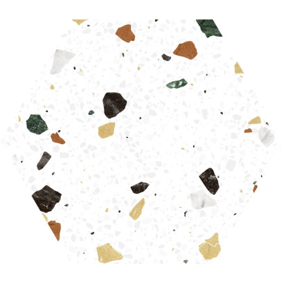 Hexa Tritato Blanco 23x27 (carton de 0,75 m2)