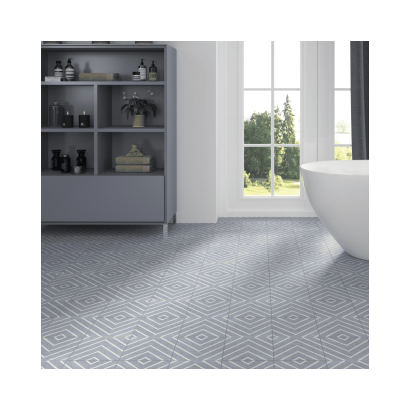 Decor Blue One 20x20 - Carrelage effet pierre (carton de 1 m2)
