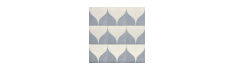 Decor Blue Two 20x20 - Carrelage style carreaux de ciment (carton de 1 m2)