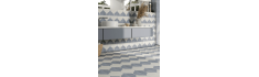 Decor Blue Two 20x20 - Carrelage style carreaux de ciment (carton de 1 m2)